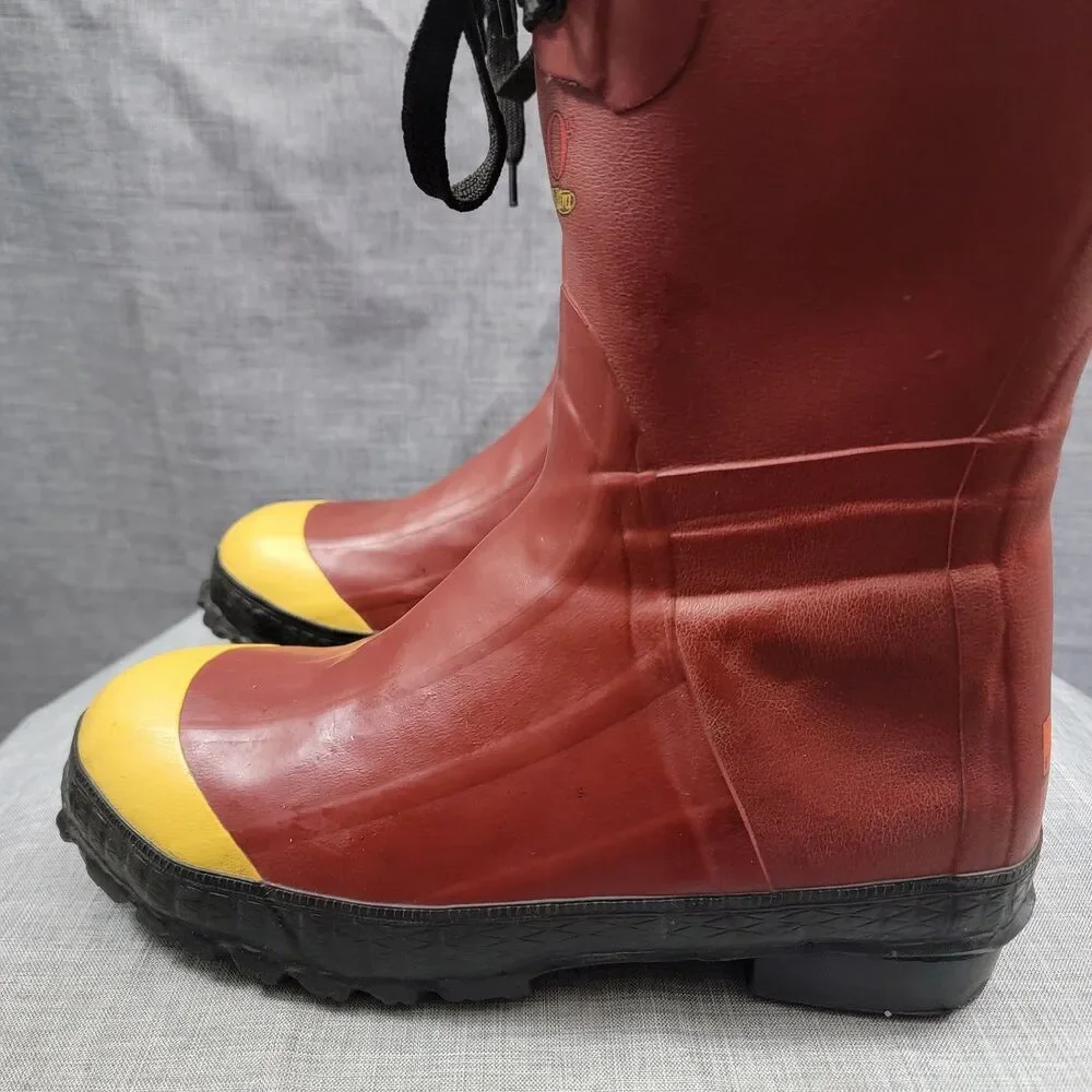 Red Wing Worx Overshoes Waterproof Steel Toe Boots 400 Thinsulate Ultra Men's 6